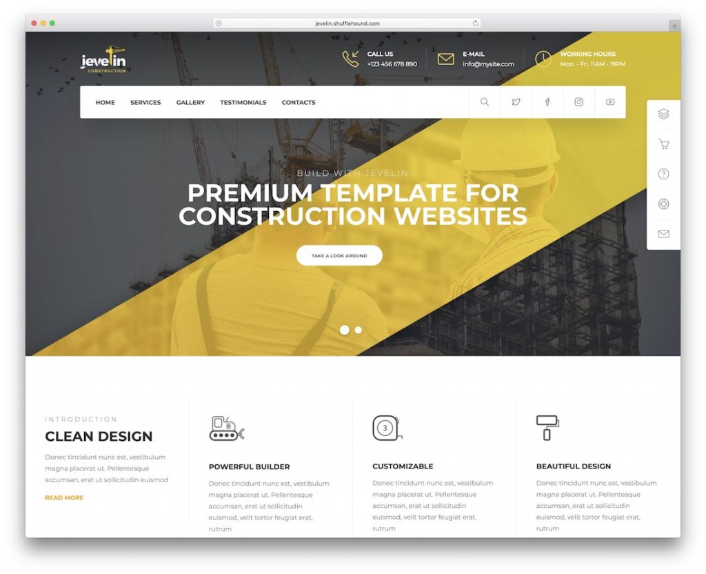 jevelin real estate website template