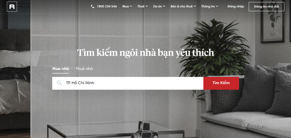 thiết kế website bất động sản