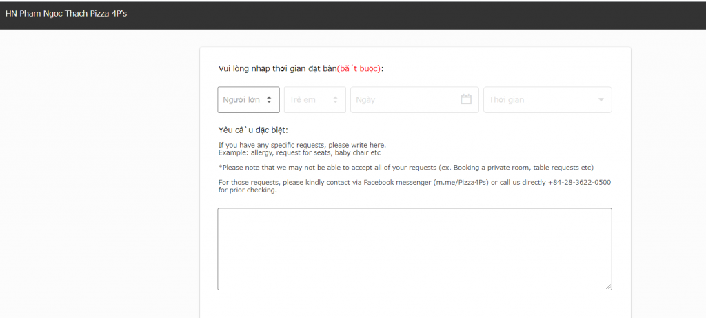 CO-WELL Asia Thiết kế website nhà hàng