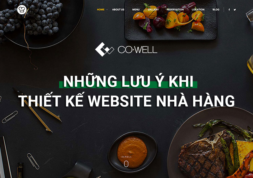 12 LƯU Ý KHI THIẾT KẾ WEBSITE NHÀ HÀNG KHÁCH SẠN