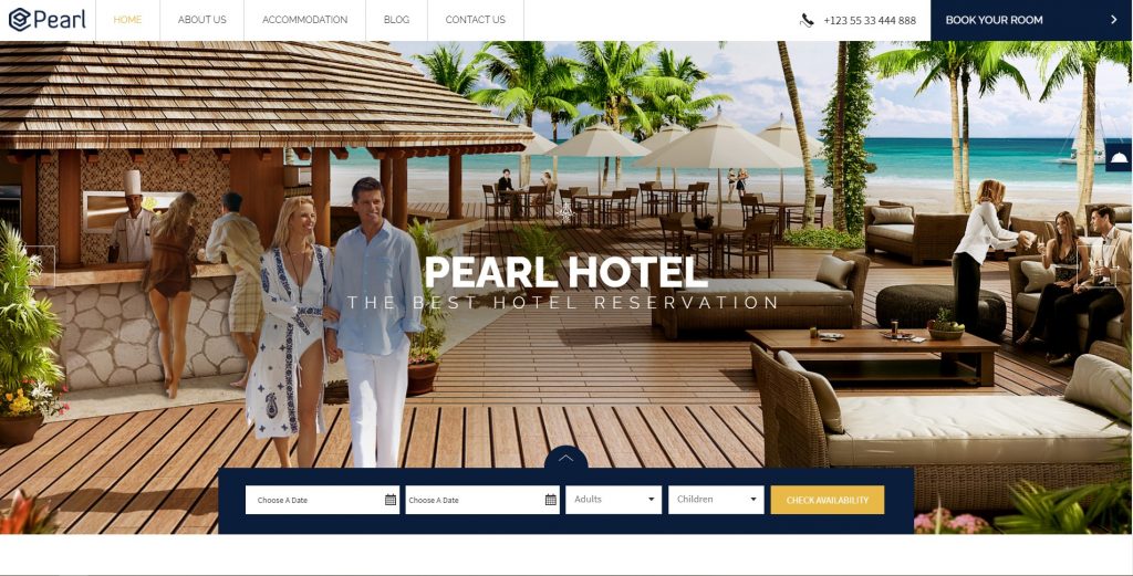 Thiet ke website khach san chuan 2