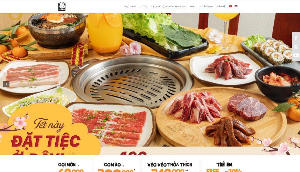 Thiet ke website nha hang thu hut khien thuc khach khong the choi tu 1 Co well