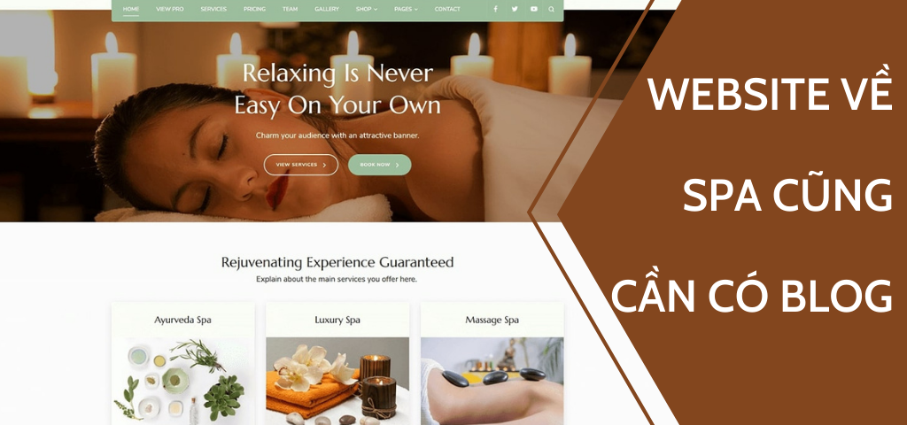 WEBSITE VỀ SPA CŨNG CẦN CÓ BLOG