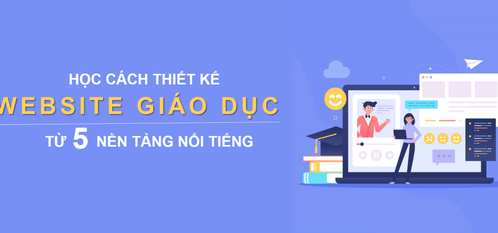 thiết kế website học trực tuyến