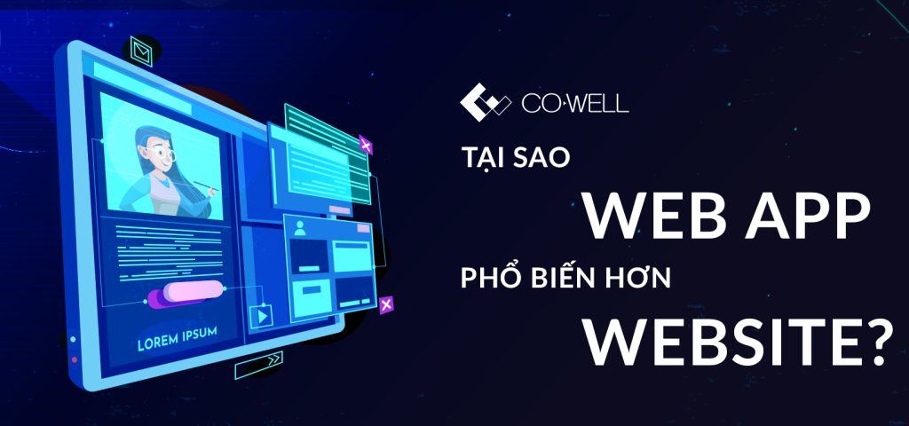 tại sao web app phổ biến hơn website